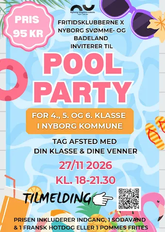 4. - 6. klasse: POOL PARTY 26 - Klik for at tilmelde dig